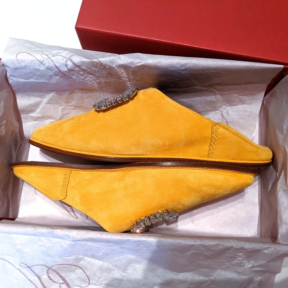 SOLD💔NIB✨ROGER VIVIER✨ Bab Viv Strass Mules - Picture 8 of 15